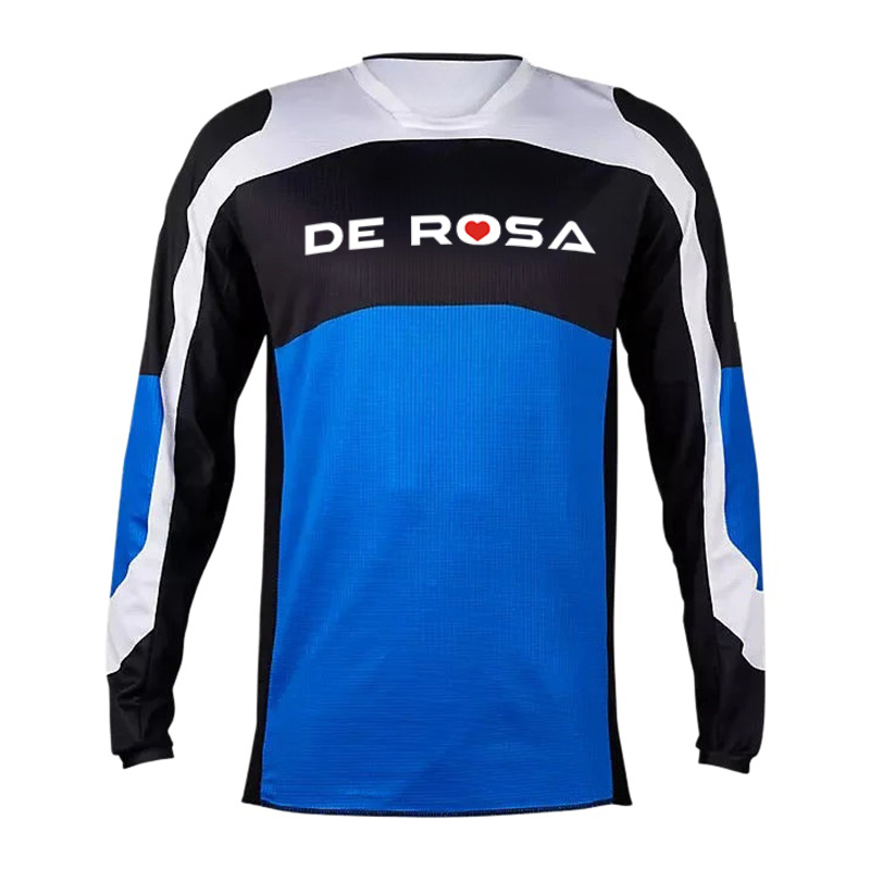 Mountain Biking Long Sleeve Shirt - デ・ローザ サイクリングジャージ、マウンテンバイク エンデューロシャツ、クロスカントリー DH、モーターサイクル ダウンヒルスーツ、BMX エンデューロ