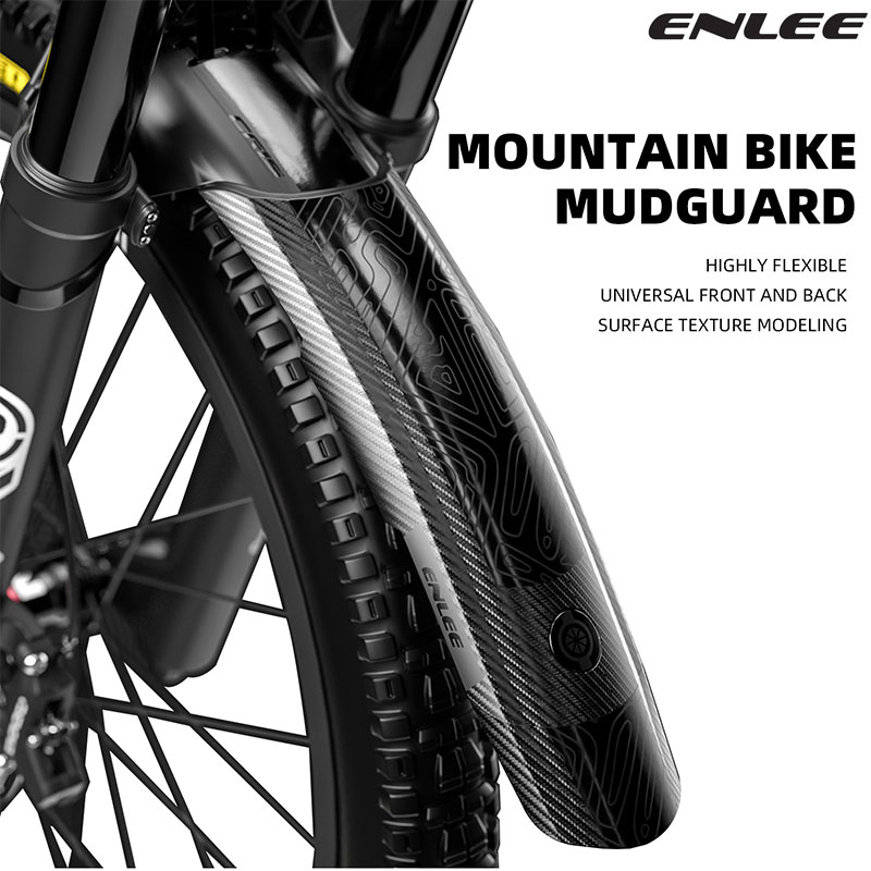 Mountain Biking Downhill - ENLEE マウンテンバイク マッドガード ダウンヒルバイク 拡張＆ワイド レインガード