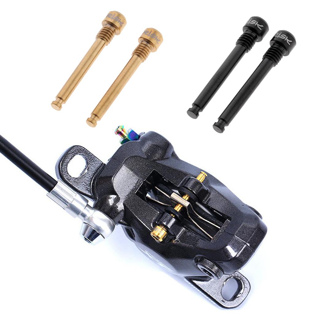 Mountain Biking Pads - チタン MTB バイク油圧ブレーキボルト固定プラグセット自転車ディスクパッドネジマウンテンバイク用