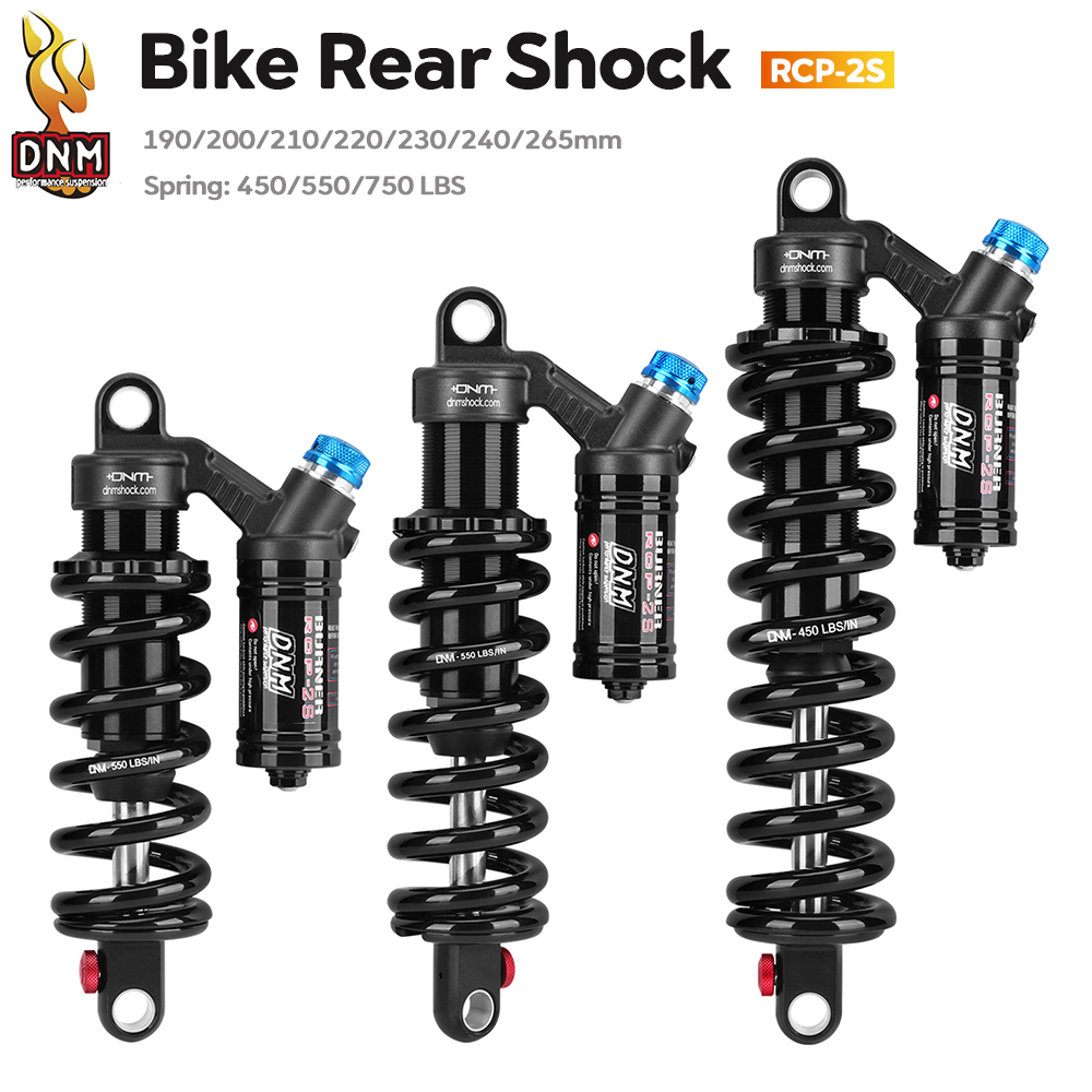 Mountain Biking Downhill - Dnm-自転車リアショックアブソーバー、スプリングサスペンション、dhダウンヒルマウンテンバイク、RCP-2S、190mm、200mm、210mm、220mm、230mm、240mm、265mm、mm