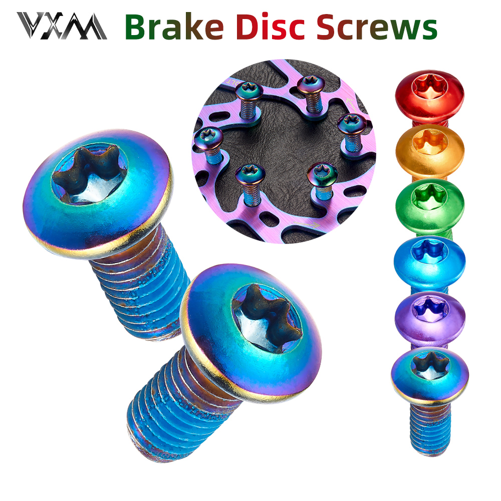 Mtb Brake Rotor - ステンレス鋼ボルト,ディスクブレーキローター用,m5x10mm, 12本セット,サイクリングアクセサリー,マウンテンバイク