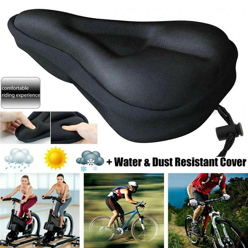 Mountain Biking Pads - 自転車サドルカバーパッドソフト厚いサイクリングシートクッション肥厚マウンテンバイクサドルシート自転車部品アクセサリー