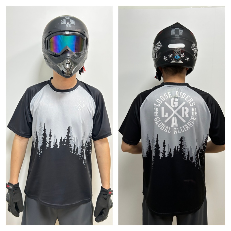 Mountain Biking Long Sleeve Shirt - 2026 ルーズライダーMTBジャージ BMXエンデュランスダウンヒルジャージ MXマウンテンバイクシャツ クロスカントリーDHモーターサイクルジャージ