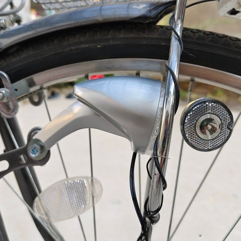 Mountain Biking Japan - 日本自転車ハブ誘導ライト自転車マウンテンバイク LED ヘッドライト研削電気摩擦発電機ハブアクセサリー