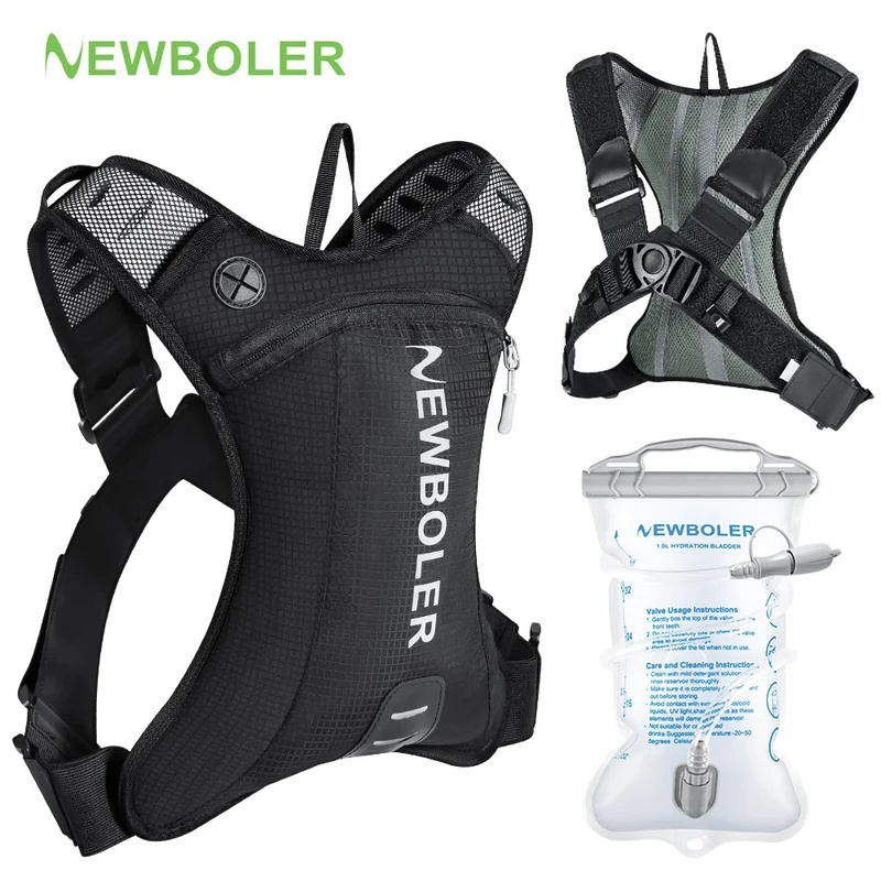 Mountain Biking Hydration Pack - NEWBOLER 5L オートバイサイクリング水分補給パック MTB オフロードモトクロスウォーターバックパックスポーツマウンテンバイクウォーターバッグ