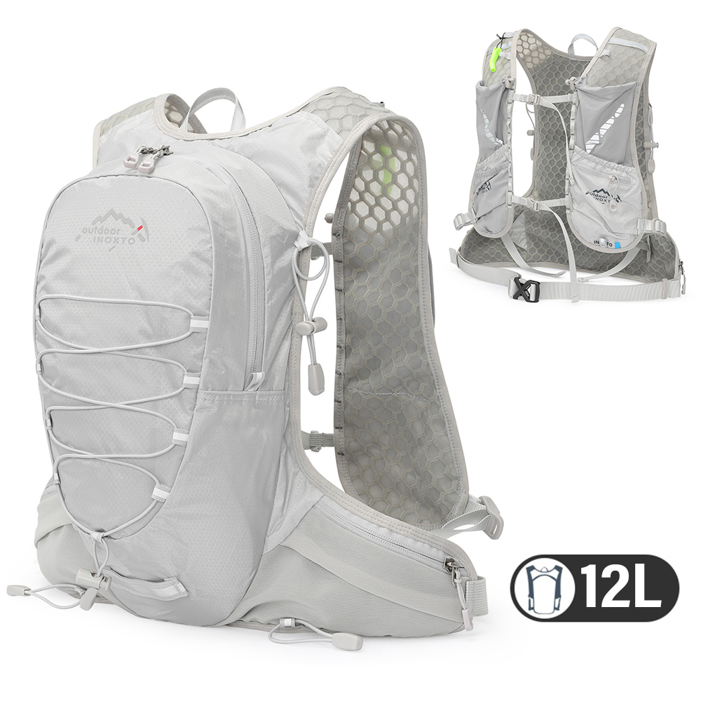 Mountain Biking Hydration Pack - 軽量サイクリングハイドレーションバックパック、ライディングベストパック、アウトドア、ランニング、キャンプ、登山用品、12l