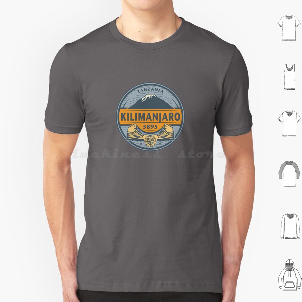 Mountain Biking Camp - キリマンジャロ、タンザニア Tシャツ ビッグサイズ 綿100% キリマンジャロ タンザニア