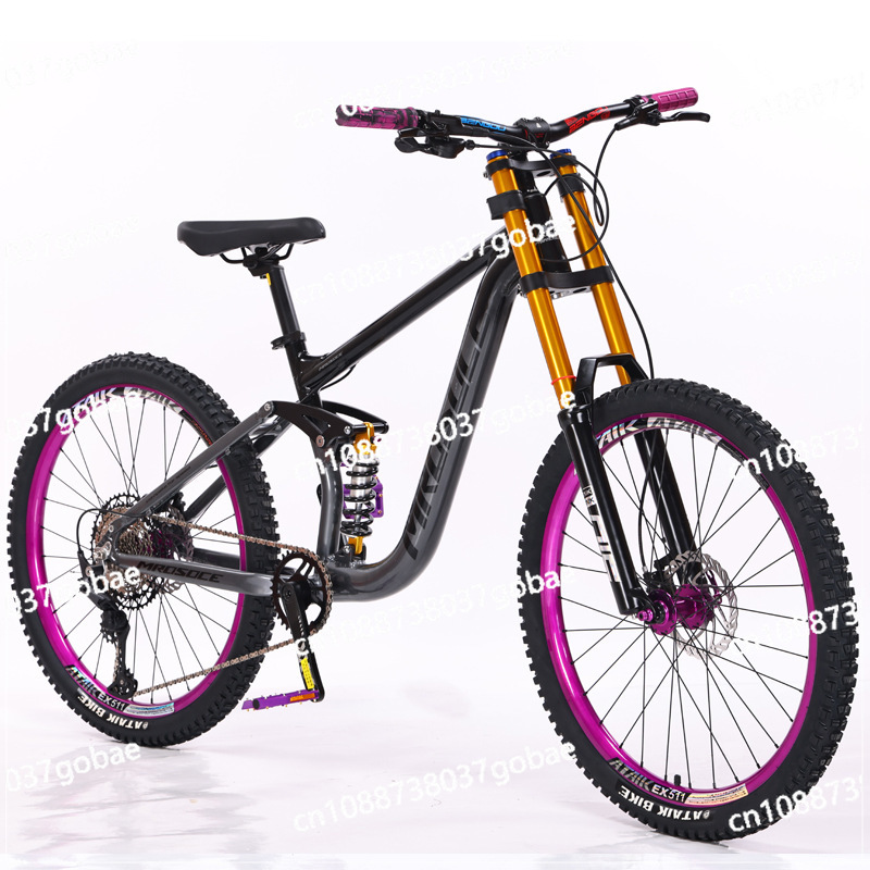 Mountain Biking Downhill - 27.5インチ ダウンヒル マウンテンバイク アルミ合金 ソフトテール オイルブレーキ
