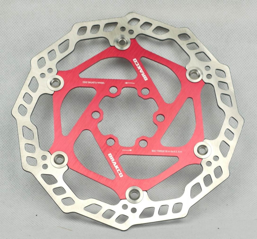 Mountain Biking Japan - ワンピースフローティングディスクブレーキローター 160mm 軽量 99g 日本製ステンレス鋼 6ボルト