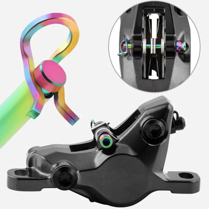 1/2 個のチタン製ディスクブレーキキャリパーボルト軽量 M - Mountain Biking Pads のレビューと価格
