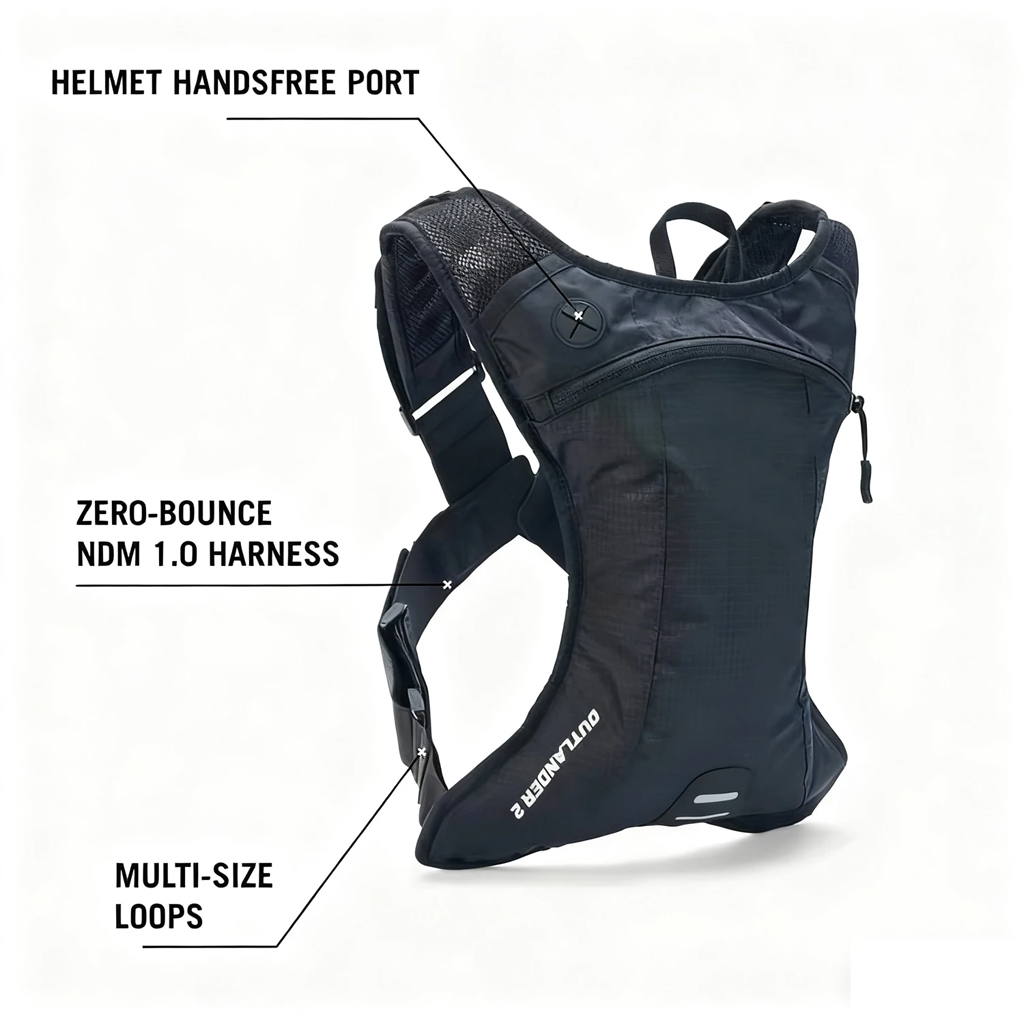オートバイサイクリングハイドレーションパックMTBオフロード - Mountain Biking Hydration Pack のレビューと価格