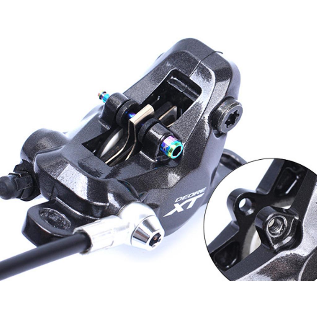 チタン MTB バイク油圧ブレーキボルト固定プラグセット自転 - Mountain Biking Pads のレビューと価格