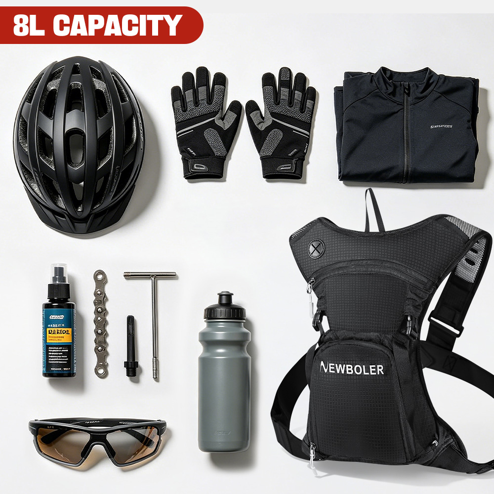 NEWBOLER 5L/8L オートバイサイクリング水分補給 - Mountain Biking Hydration Pack のレビューと価格