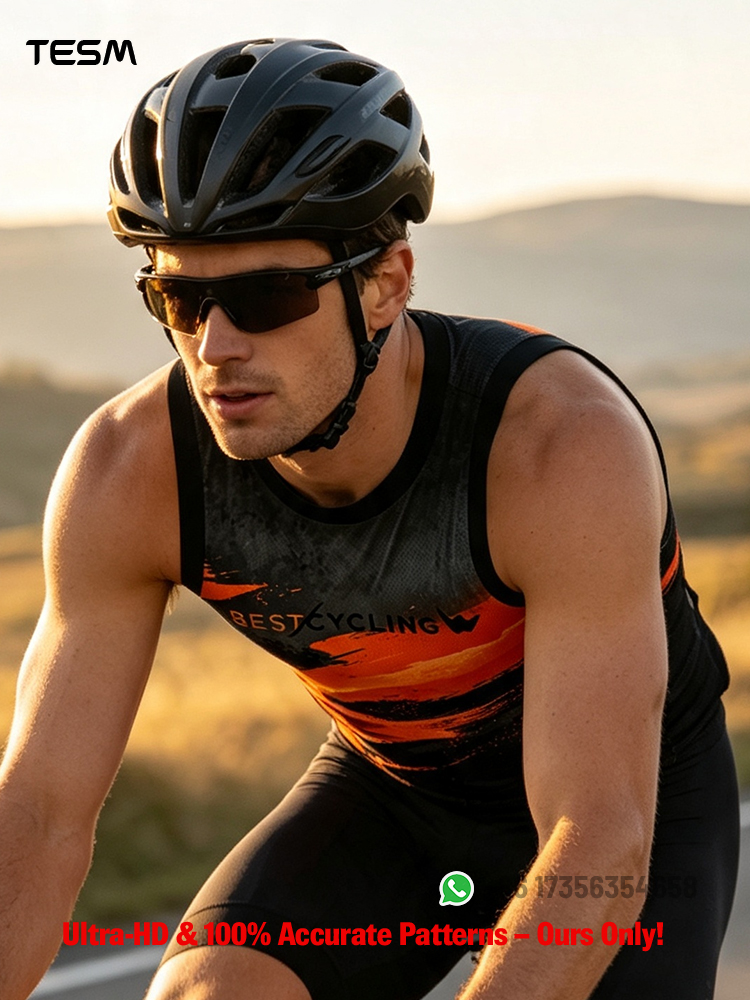 キッドメンズノースリーブベスト通気性速乾サイクリングジャージ - Mountain Biking Jerseys Men のレビューと価格
