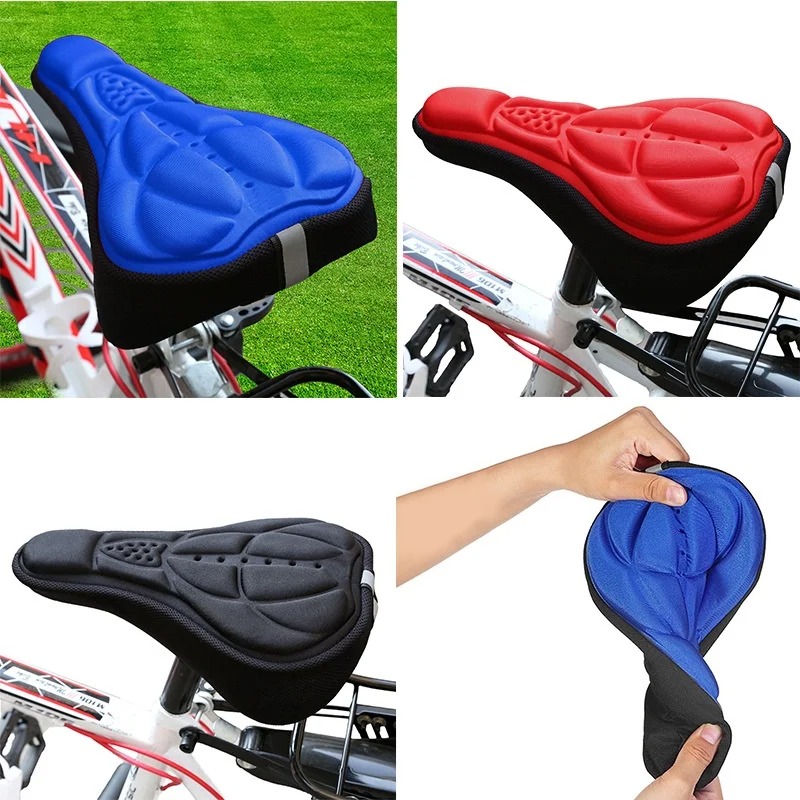 2026 自転車サドル 3D ソフトサイクリングシートカバー - Mountain Biking Pads のレビューと価格