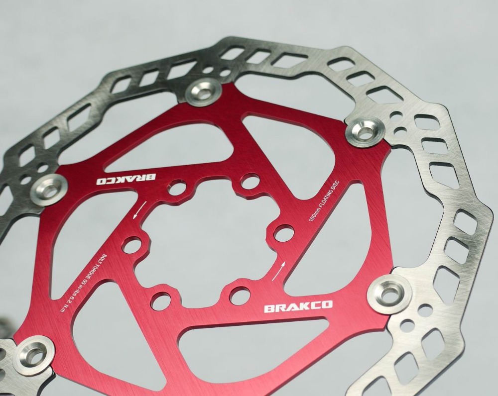 ワンピースフローティングディスクブレーキローター 203mm - Mountain Biking Japan のレビューと価格