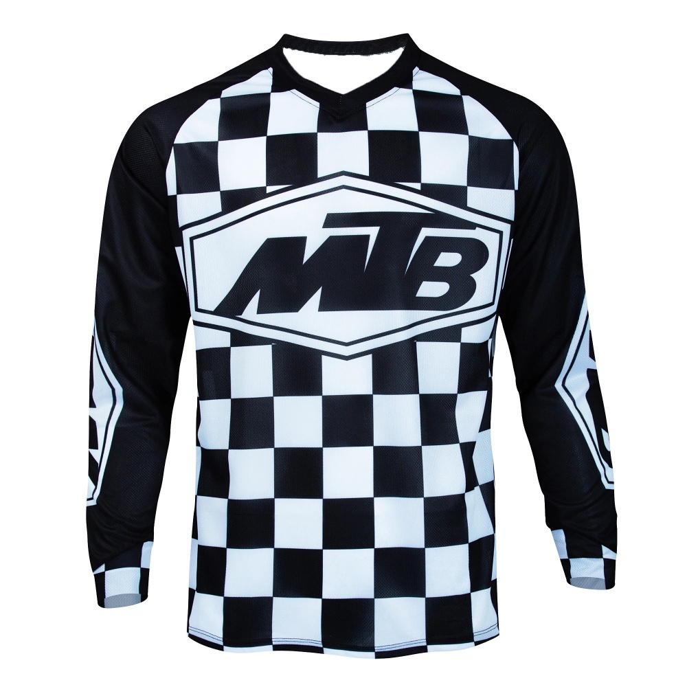 アウトドアサイクリング長袖トップス MTB プリント通気性メ - Mountain Biking Gear のレビューと価格