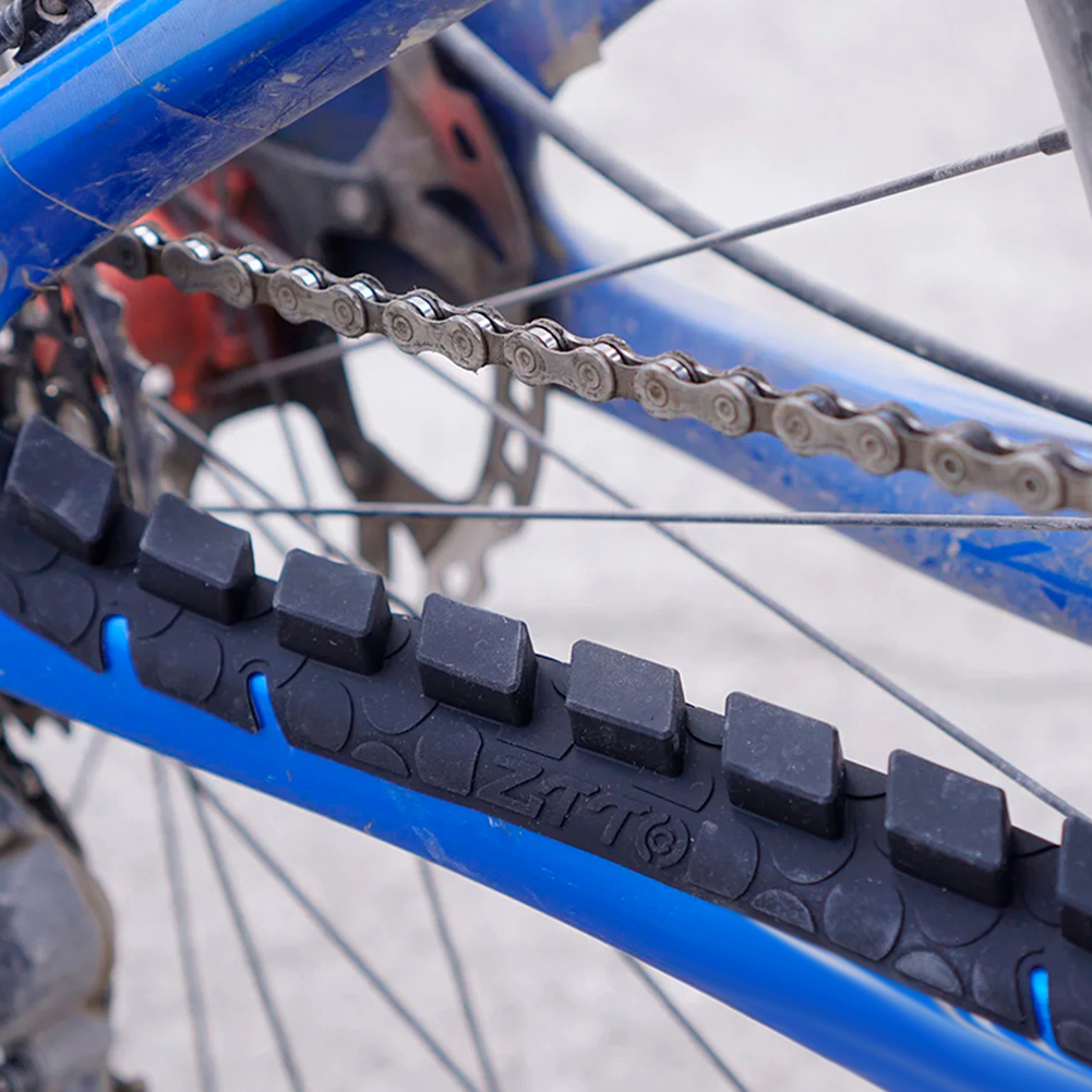 シリコーン自転車チェーンステープロテクターパッドチェーンステ - Mountain Biking Pads のレビューと価格