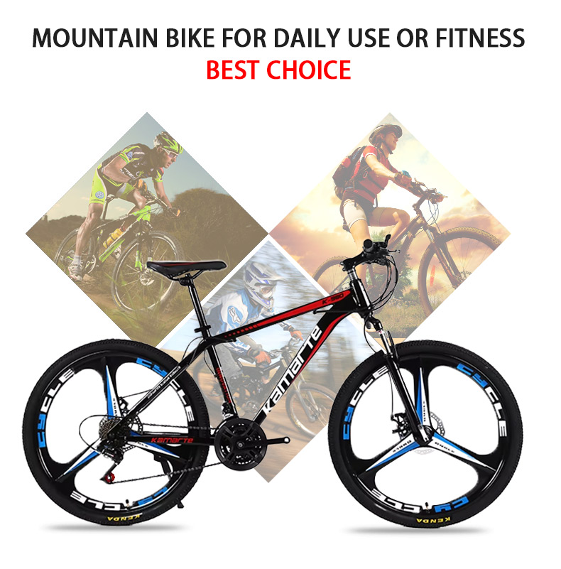 高品質24インチデュアルディスクブレーキ自転車ギア（男女学生 - Mountain Biking Gear のレビューと価格
