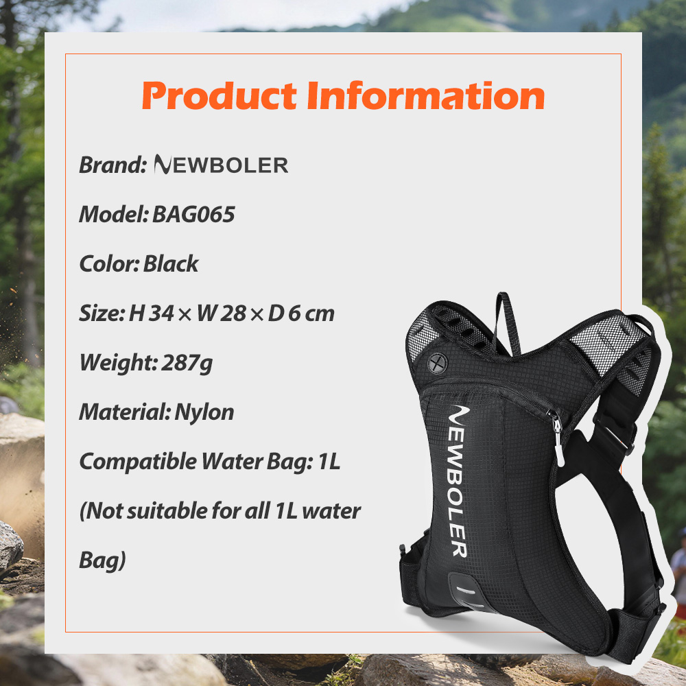 NEWBOLER 5L オートバイサイクリング水分補給パック - Mountain Biking Hydration Pack のレビューと価格