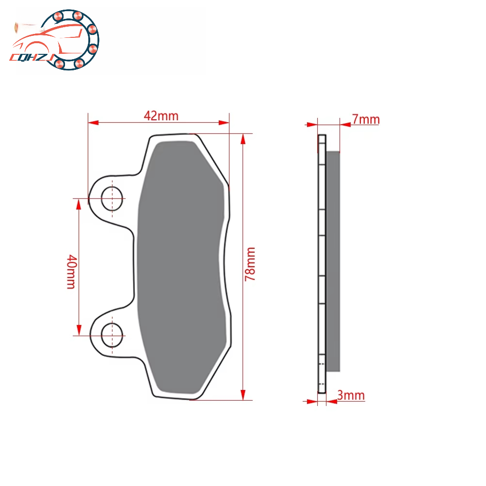 CQHZJオートバイフロントブレーキパッドF03マウンテンバ - Mountain Biking Pads のレビューと価格