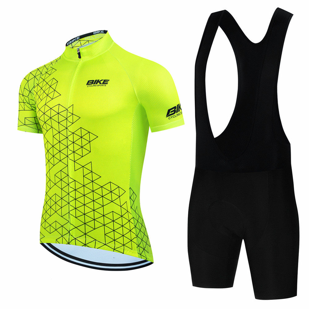 バイク夏サイクリングジャージセット男性マウンテンバイク服速乾 - Mountain Biking Jerseys Men のレビューと価格