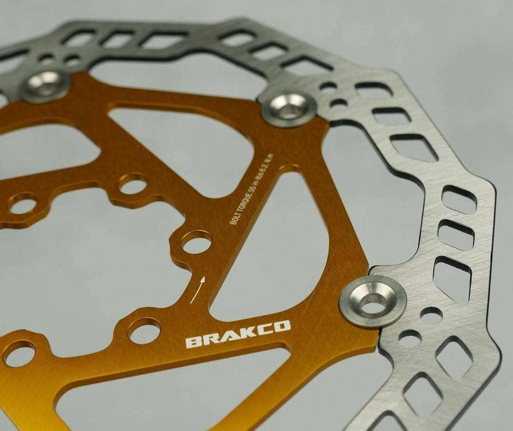 ワンピースフローティングディスクブレーキローター 160mm - Mountain Biking Japan のレビューと価格