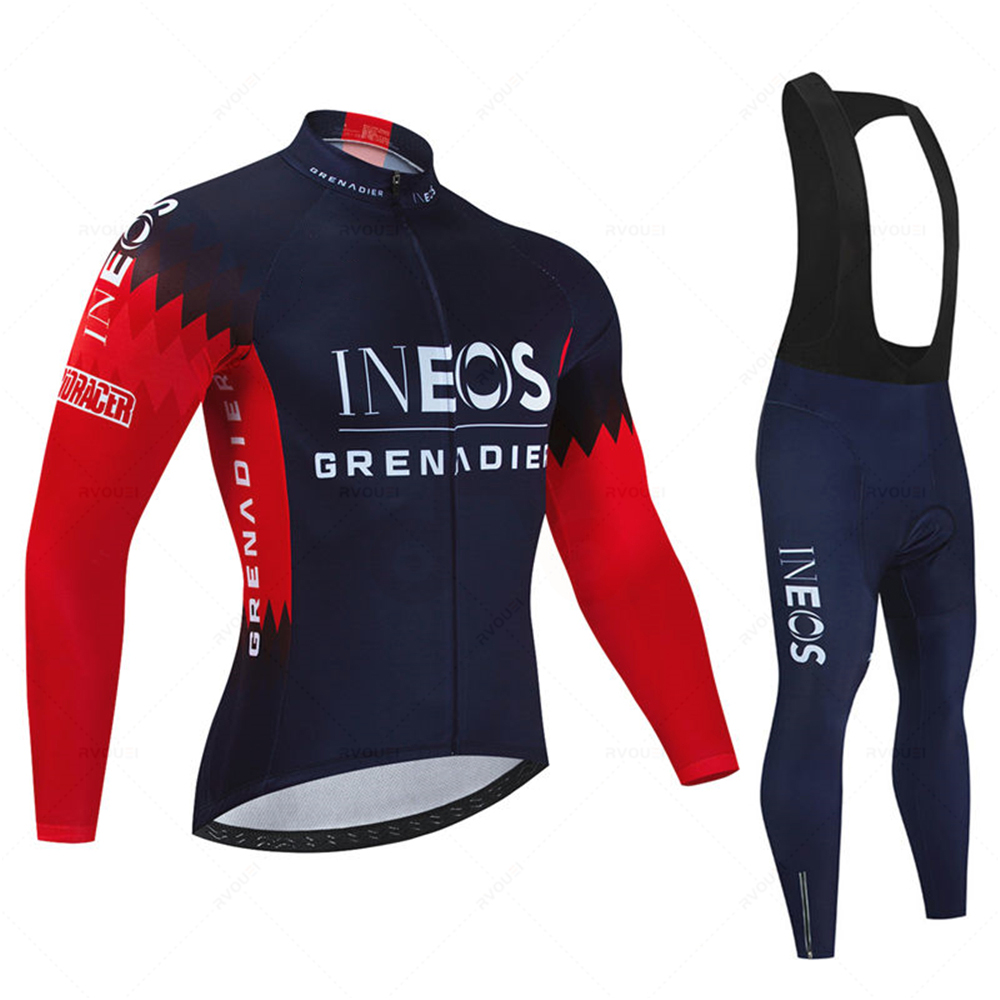 Ineos チーム男性春スポーツサイクリングジャージ秋 Mt - Mountain Biking Jerseys Men のレビューと価格